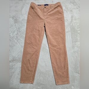 Talbots High-waist Jegging Ankle Corduroy Jeans Womens Sz 12 Preppy Bohemian